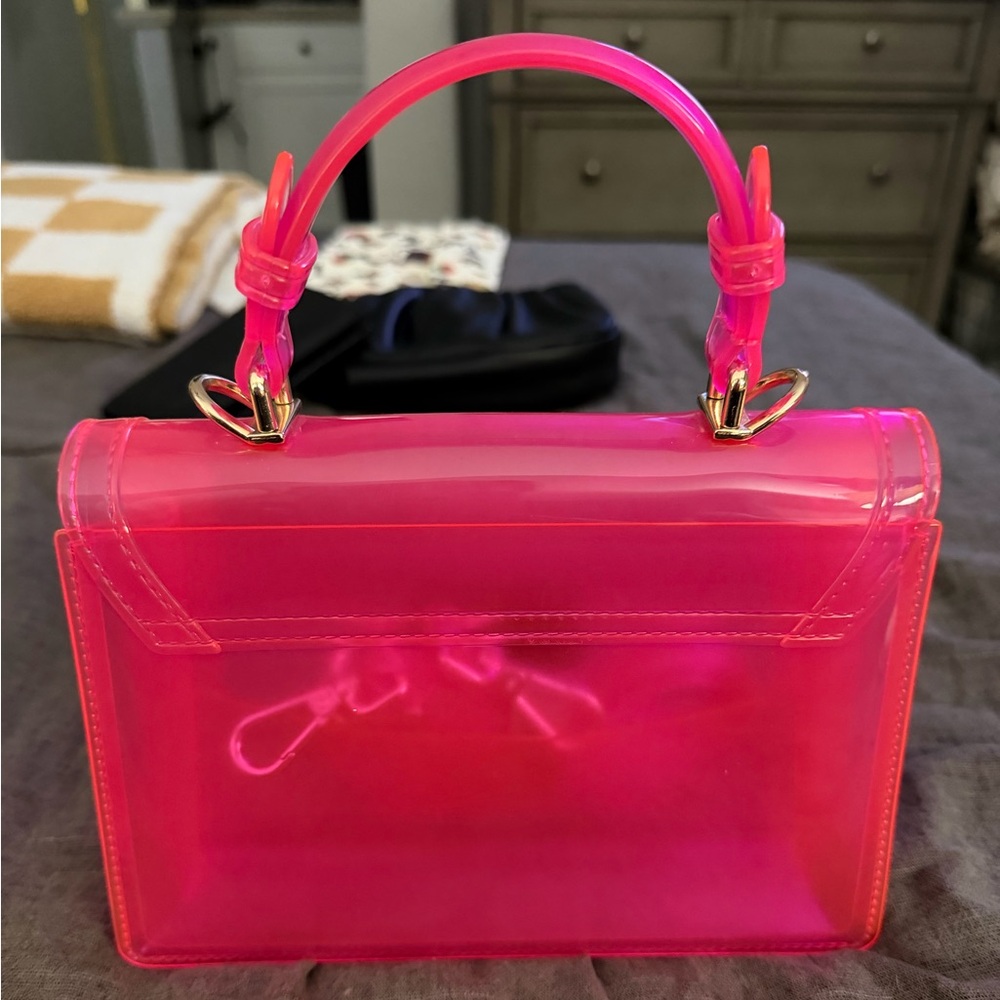 Pink Jelly Top-Handle & Crossbody Bag - Picture 2 of 7